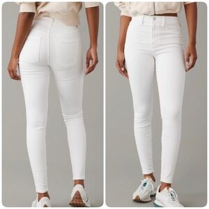 American Eagle Outfitters 18 Next Level Stretch High Hi Rise White Jegging Jeans